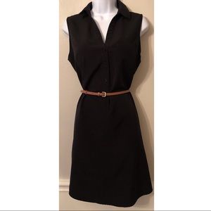 The Limited Black Sleeves Collard Dress.